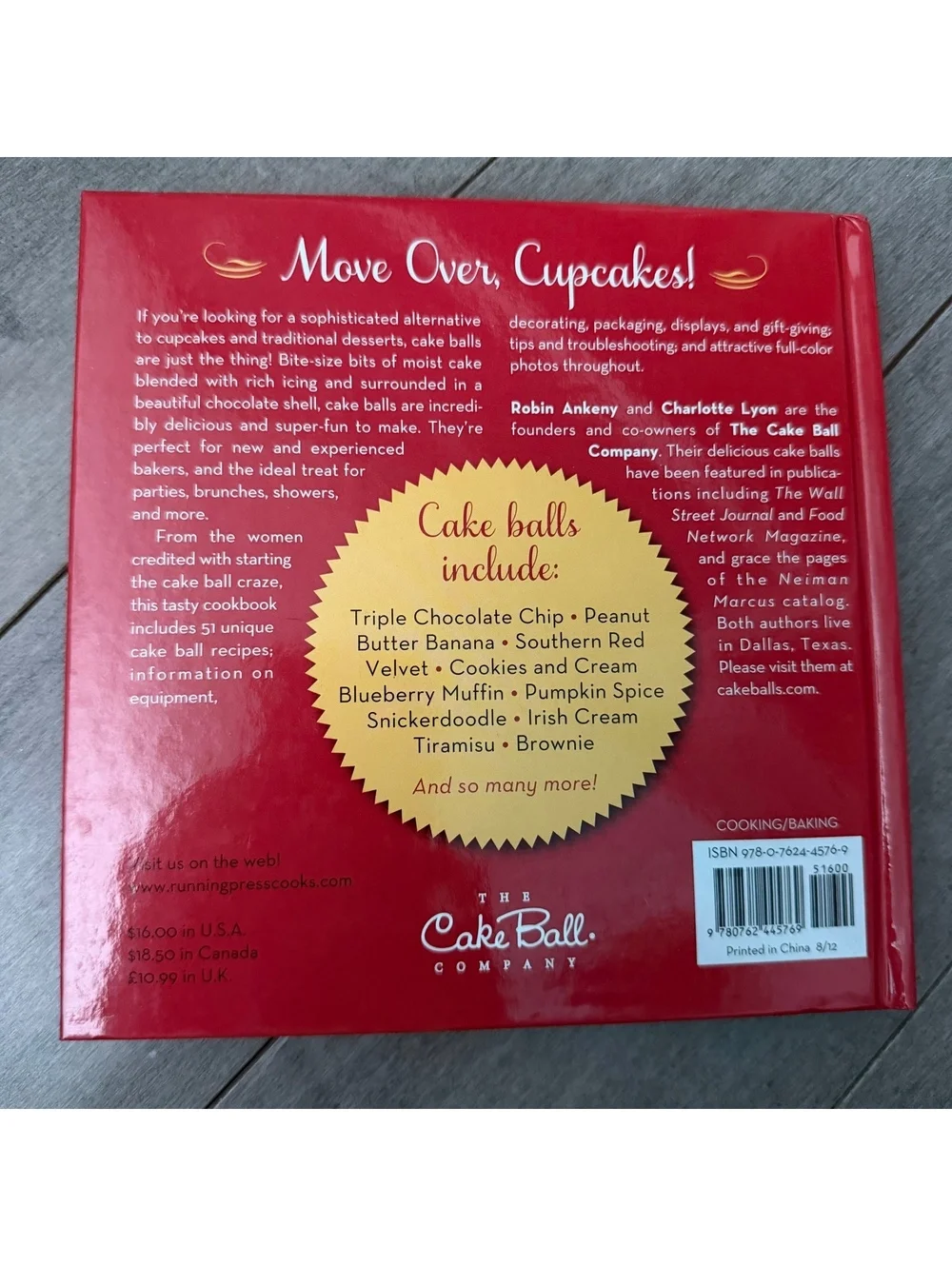 Cake Balls: Amazingly Delicious Bite-Size Treats Cookbook by Robin Ankeny and Ch